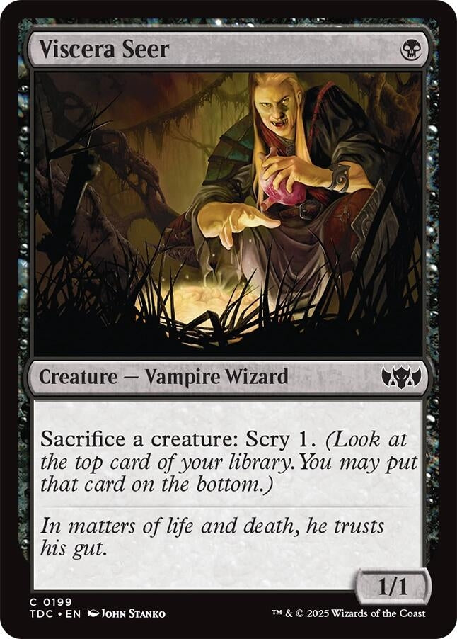 Image for Viscera Seer (199) [Tarkir: Dragonstorm] - Magic: The Gathering