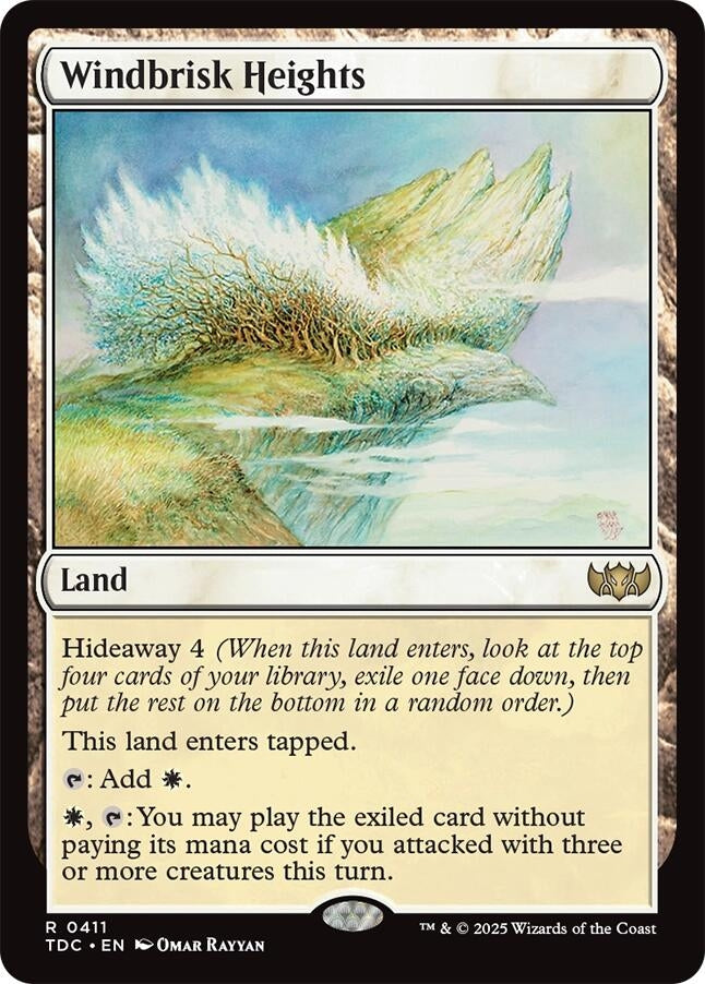 Image for Windbrisk Heights (411) [Tarkir: Dragonstorm] - Magic: The Gathering