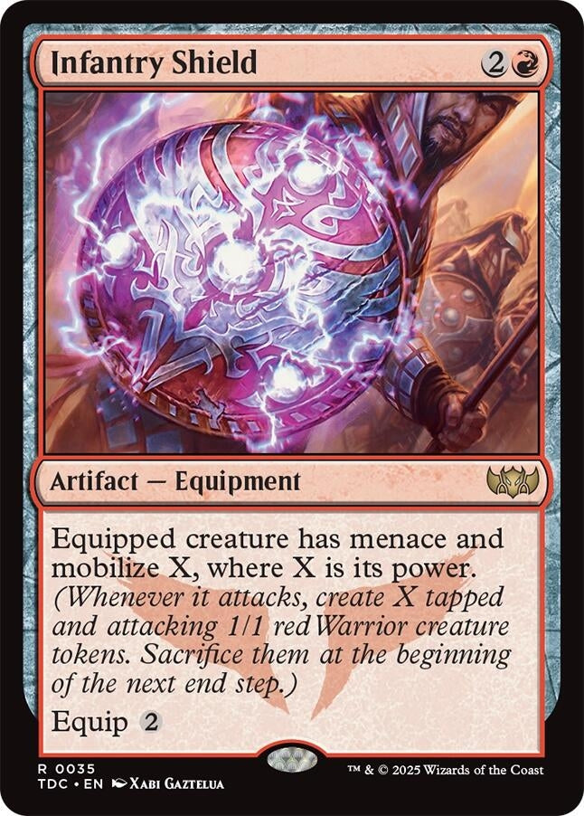 Image for Infantry Shield (35) [Tarkir: Dragonstorm] - Magic: The Gathering
