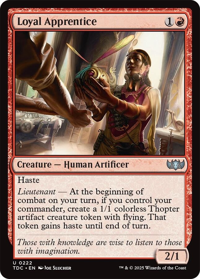 Image for Loyal Apprentice (222) [Tarkir: Dragonstorm] - Magic: The Gathering