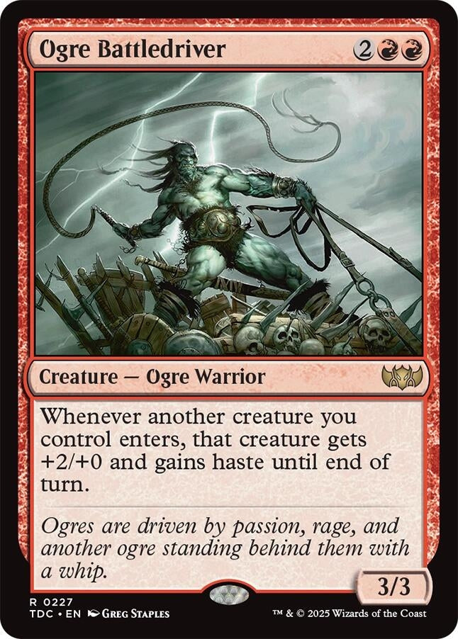 Image for Ogre Battledriver (227) [Tarkir: Dragonstorm] - Magic: The Gathering