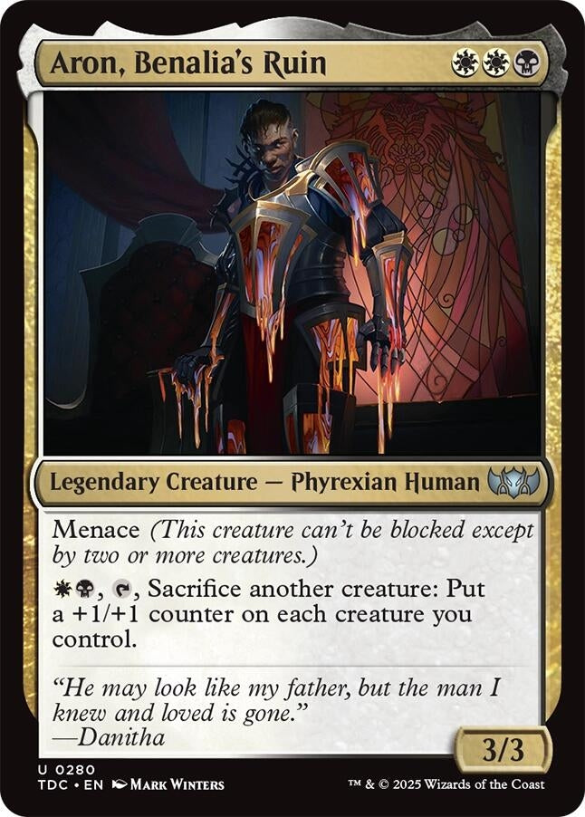 Image for Aron, Benalia's Ruin (280) [Tarkir: Dragonstorm] - Magic: The Gathering