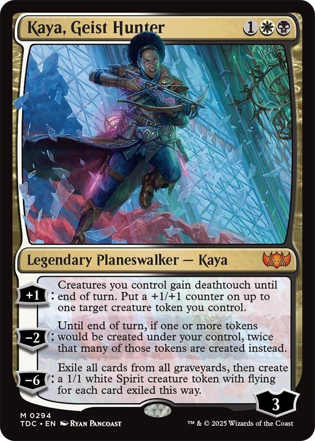Image for Kaya, Geist Hunter (294) [Tarkir: Dragonstorm] - Magic: The Gathering