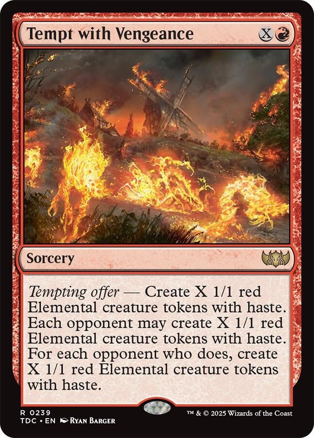 Image for Tempt with Vengeance (239) [Tarkir: Dragonstorm] - Magic: The Gathering