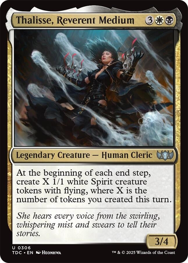Image for Thalisse, Reverent Medium (306) [Tarkir: Dragonstorm] - Magic: The Gathering