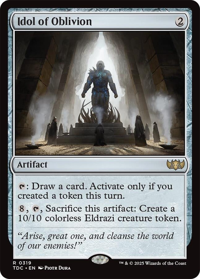 Image for Idol of Oblivion (319) [Tarkir: Dragonstorm] - Magic: The Gathering