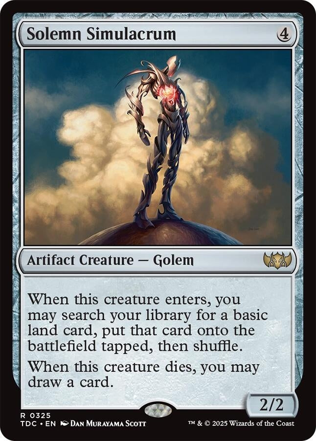 Image for Solemn Simulacrum (325) [Tarkir: Dragonstorm] - Magic: The Gathering