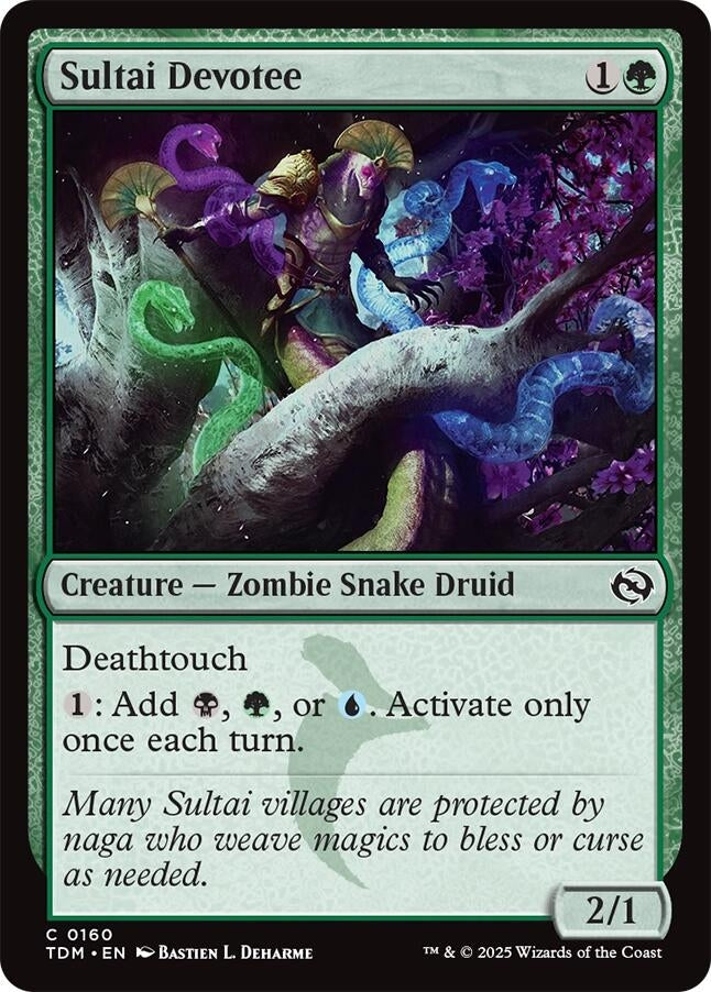 Image for Sultai Devotee (160) [Tarkir: Dragonstorm] - Magic: The Gathering