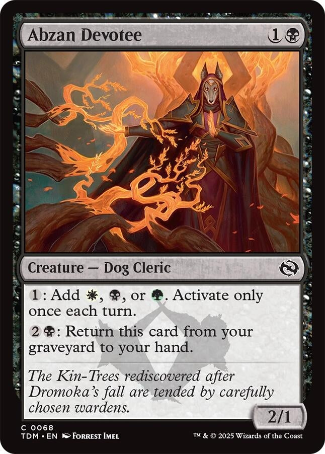Image for Abzan Devotee (68) [Tarkir: Dragonstorm] - Magic: The Gathering
