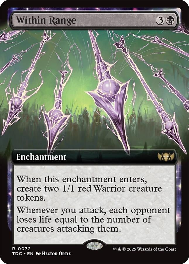 Image for Within Range (Extended Art) (72) [Tarkir: Dragonstorm] - Magic: The Gathering