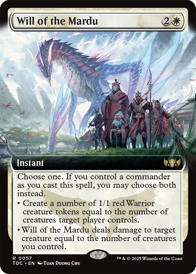 Image for Will of the Mardu (Extended Art) (57) [Tarkir: Dragonstorm] - Magic: The Gathering