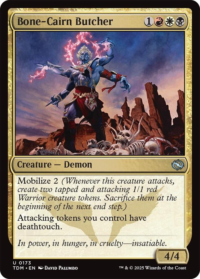 Image for Bone-Cairn Butcher (173) [Tarkir: Dragonstorm] - Magic: The Gathering