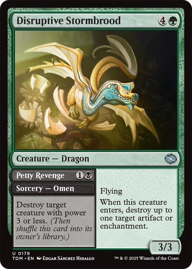 Image for Disruptive Stormbrood (178) [Tarkir: Dragonstorm] - Magic: The Gathering