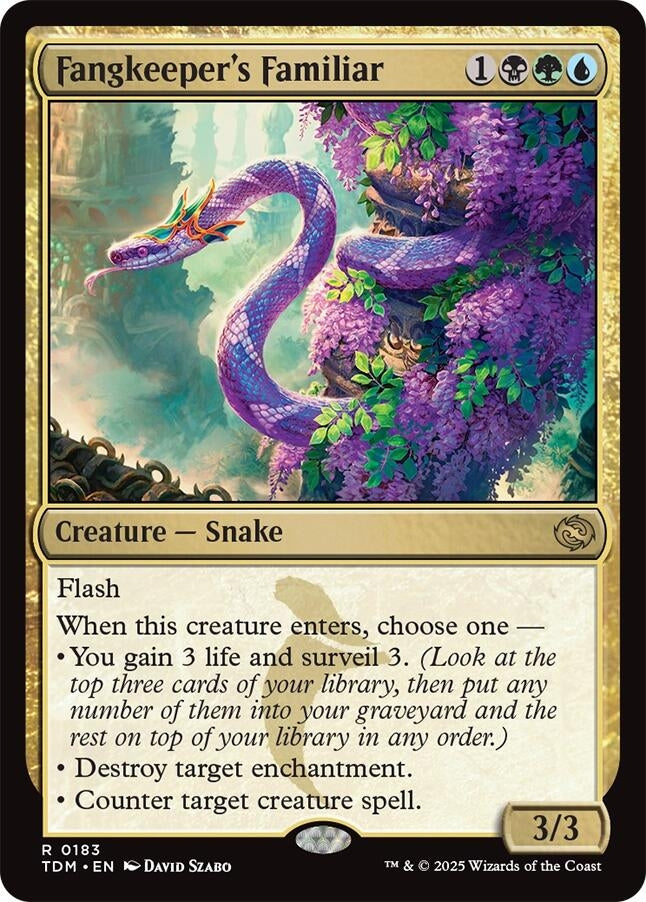 Image for Fangkeeper's Familiar (183) [Tarkir: Dragonstorm] - Magic: The Gathering