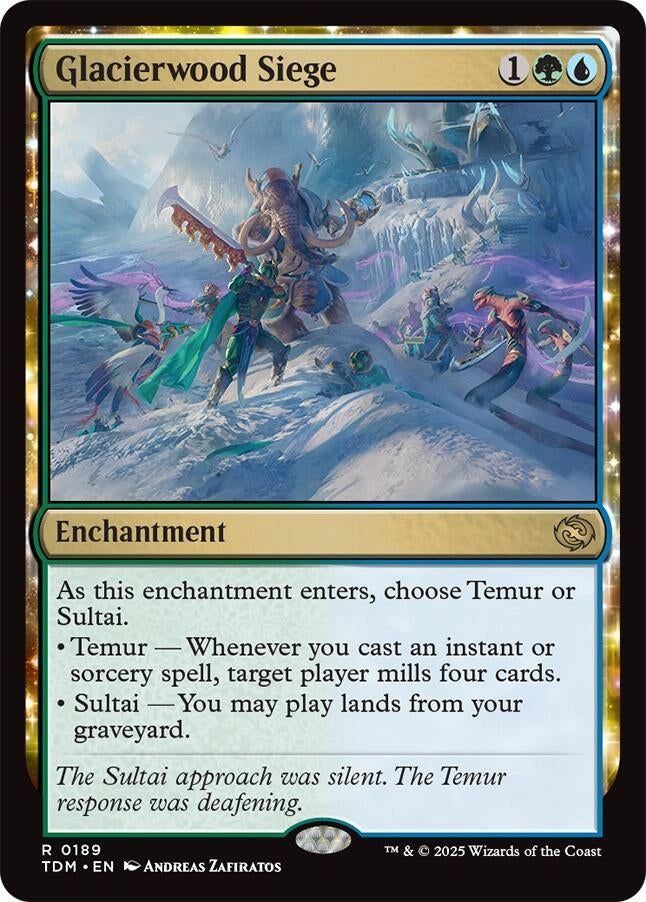 Image for Glacierwood Siege (189) [Tarkir: Dragonstorm] - Magic: The Gathering