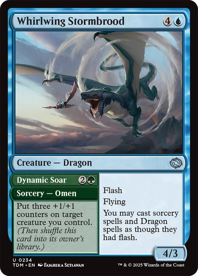 Image for Whirlwing Stormbrood (234) [Tarkir: Dragonstorm] - Magic: The Gathering