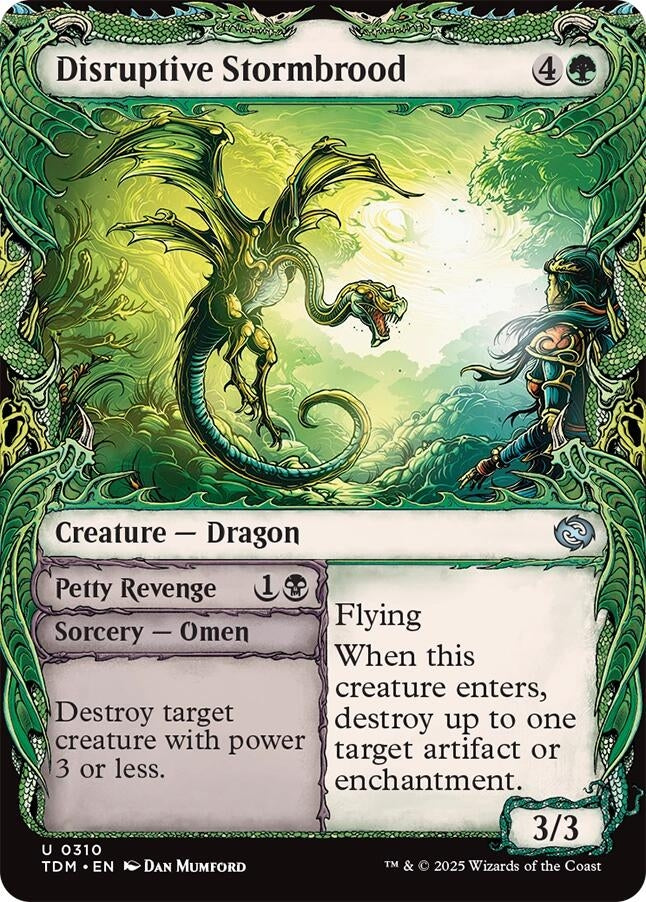 Image for Disruptive Stormbrood (Showcase) (310) [Tarkir: Dragonstorm] - Magic: The Gathering