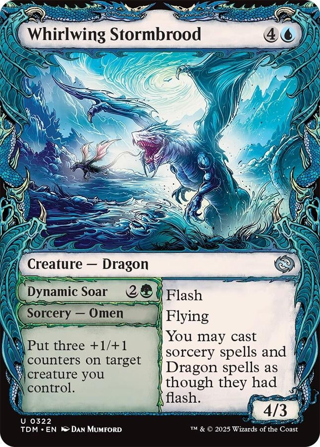 Image for Whirlwing Stormbrood (Showcase) (322) [Tarkir: Dragonstorm] - Magic: The Gathering