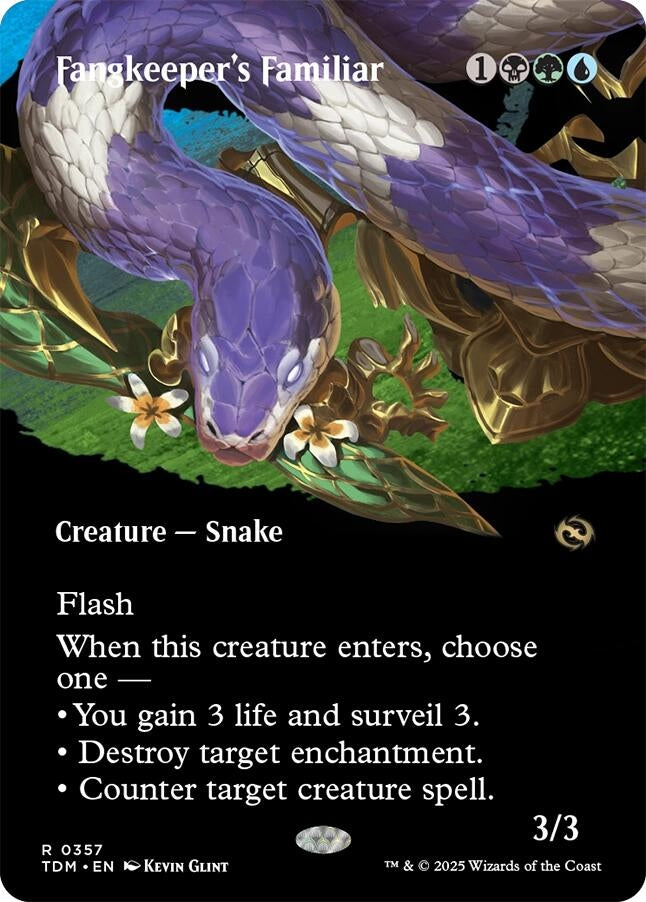 Image for Fangkeeper's Familiar (Borderless) (357) [Tarkir: Dragonstorm] - Magic: The Gathering