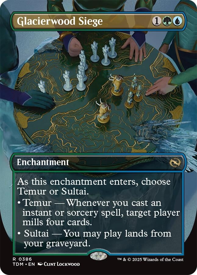 Image for Glacierwood Siege (Borderless) (386) [Tarkir: Dragonstorm] - Magic: The Gathering