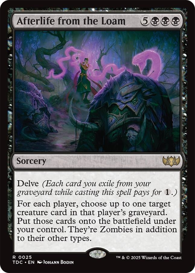 Image for Afterlife from the Loam (25) [Tarkir: Dragonstorm] - Magic: The Gathering