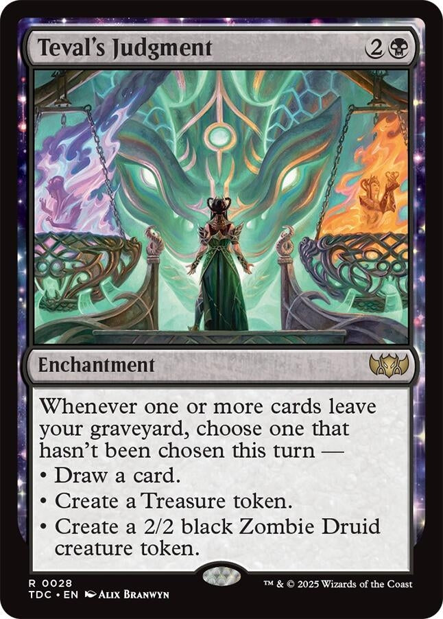 Image for Teval's Judgment (28) [Tarkir: Dragonstorm] - Magic: The Gathering