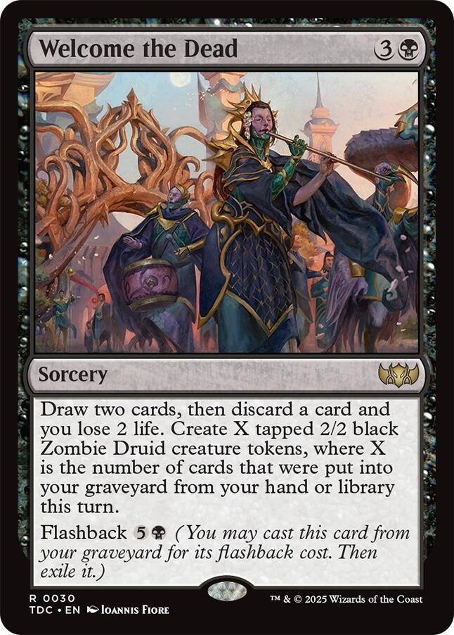 Image for Welcome the Dead (30) [Tarkir: Dragonstorm] - Magic: The Gathering