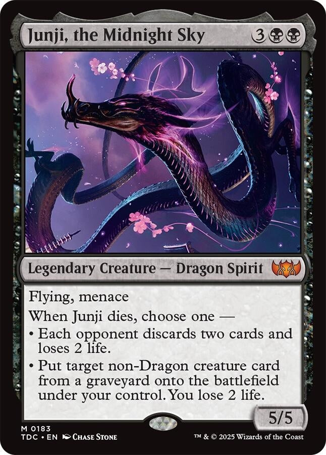 Image for Junji, the Midnight Sky (183) [Tarkir: Dragonstorm] - Magic: The Gathering