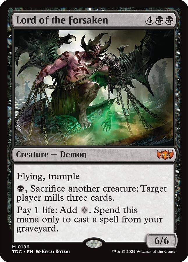 Image for Lord of the Forsaken (186) [Tarkir: Dragonstorm] - Magic: The Gathering