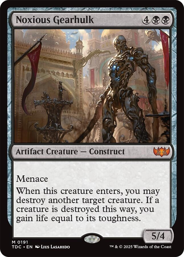 Image for Noxious Gearhulk (191) [Tarkir: Dragonstorm] - Magic: The Gathering