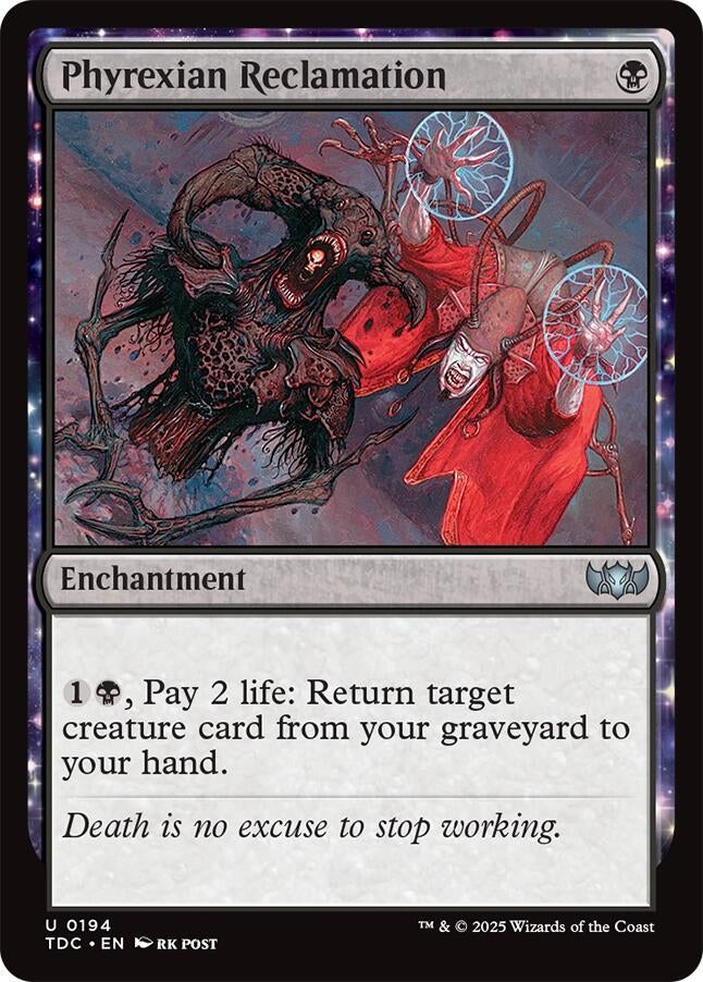 Image for Phyrexian Reclamation (194) [Tarkir: Dragonstorm] - Magic: The Gathering
