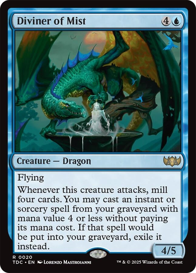 Image for Diviner of Mist (20) [Tarkir: Dragonstorm] - Magic: The Gathering