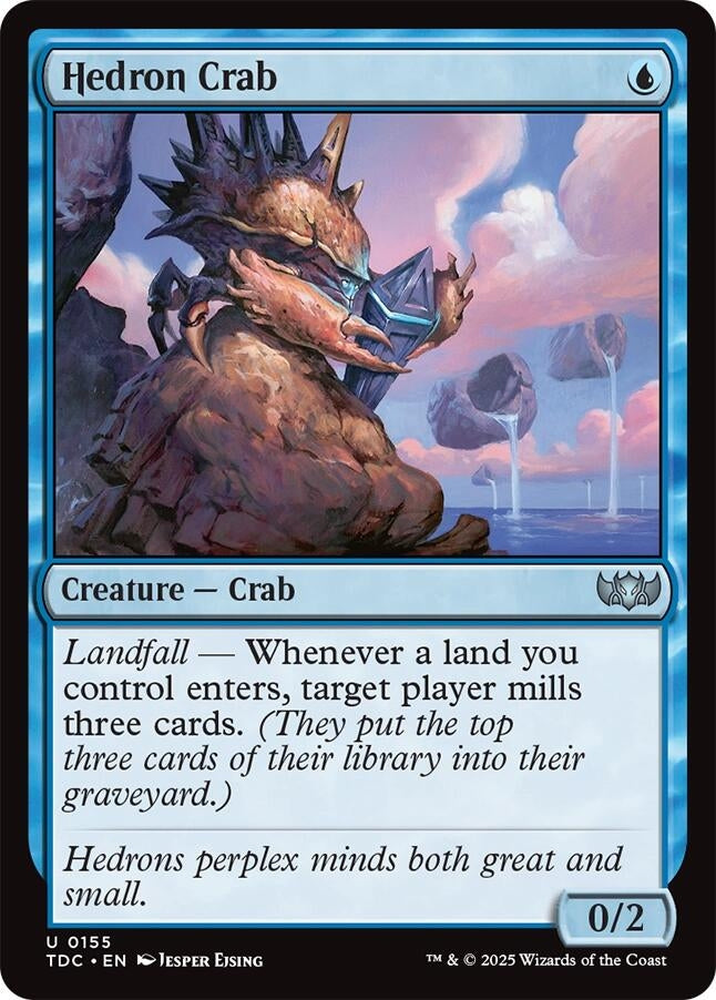Image for Hedron Crab (155) [Tarkir: Dragonstorm] - Magic: The Gathering