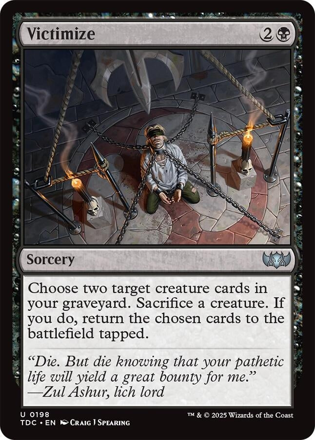 Image for Victimize (198) [Tarkir: Dragonstorm] - Magic: The Gathering