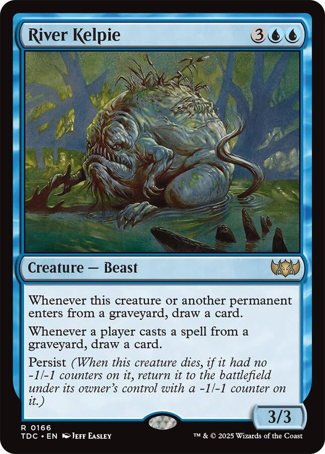 Image for River Kelpie (166) [Tarkir: Dragonstorm] - Magic: The Gathering
