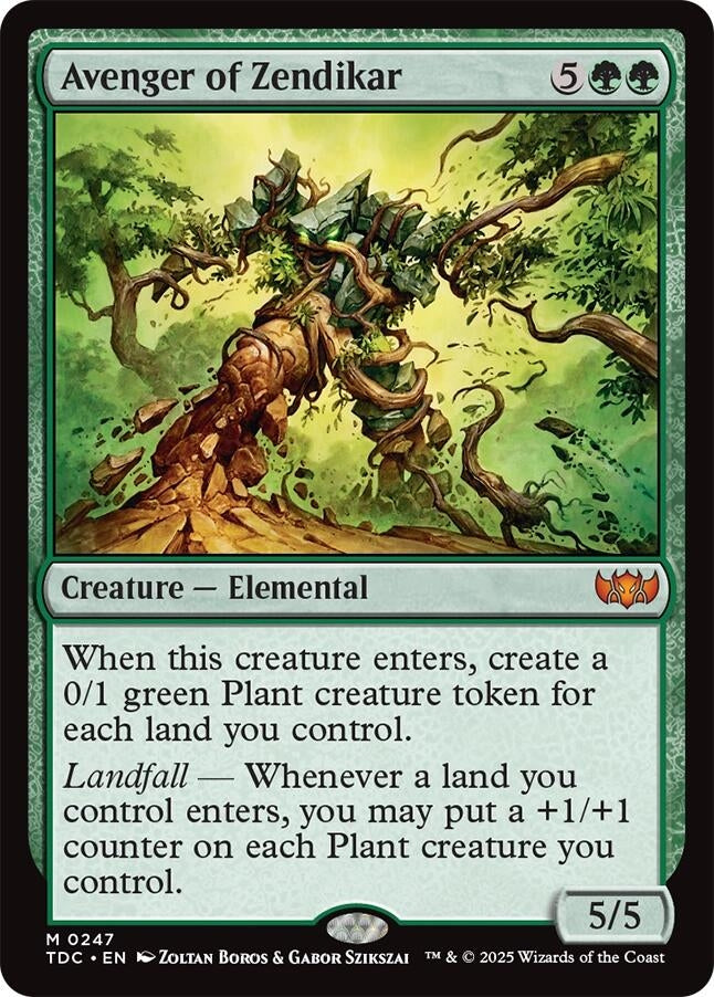 Image for Avenger of Zendikar (247) [Tarkir: Dragonstorm] - Magic: The Gathering
