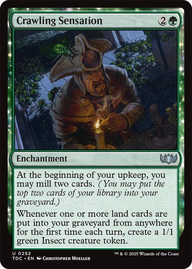 Image for Crawling Sensation (252) [Tarkir: Dragonstorm] - Magic: The Gathering