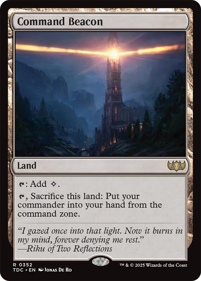 Image for Command Beacon (352) [Tarkir: Dragonstorm] - Magic: The Gathering