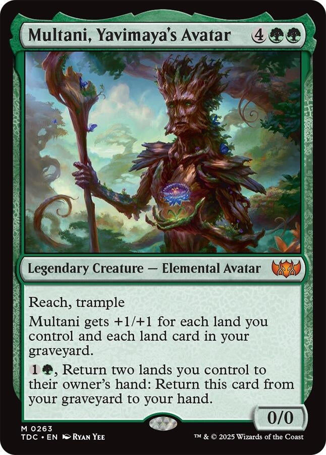 Image for Multani, Yavimaya's Avatar (263) [Tarkir: Dragonstorm] - Magic: The Gathering
