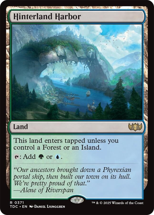 Image for Hinterland Harbor (371) [Tarkir: Dragonstorm] - Magic: The Gathering