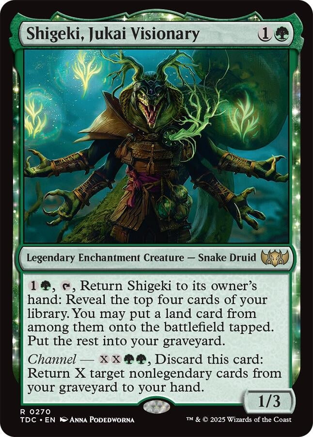 Image for Shigeki, Jukai Visionary (270) [Tarkir: Dragonstorm] - Magic: The Gathering