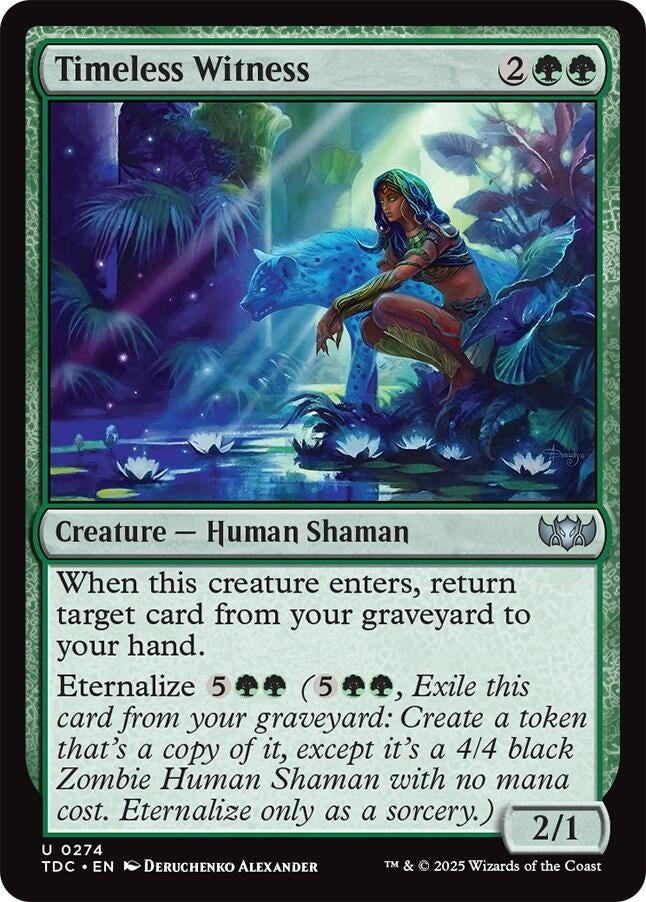 Image for Timeless Witness (274) [Tarkir: Dragonstorm] - Magic: The Gathering