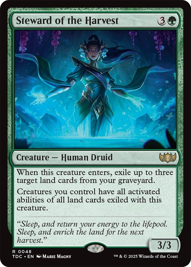 Image for Steward of the Harvest (48) [Tarkir: Dragonstorm] - Magic: The Gathering