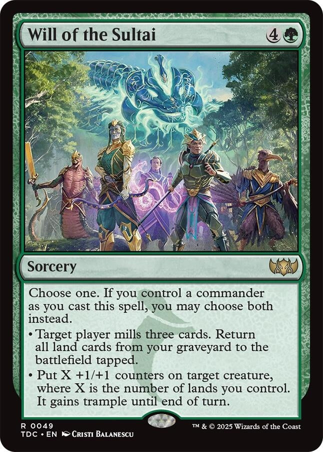 Image for Will of the Sultai (49) [Tarkir: Dragonstorm] - Magic: The Gathering