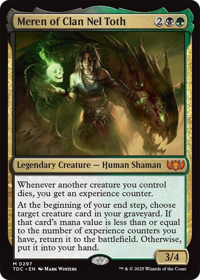 Image for Meren of Clan Nel Toth (297) [Tarkir: Dragonstorm] - Magic: The Gathering