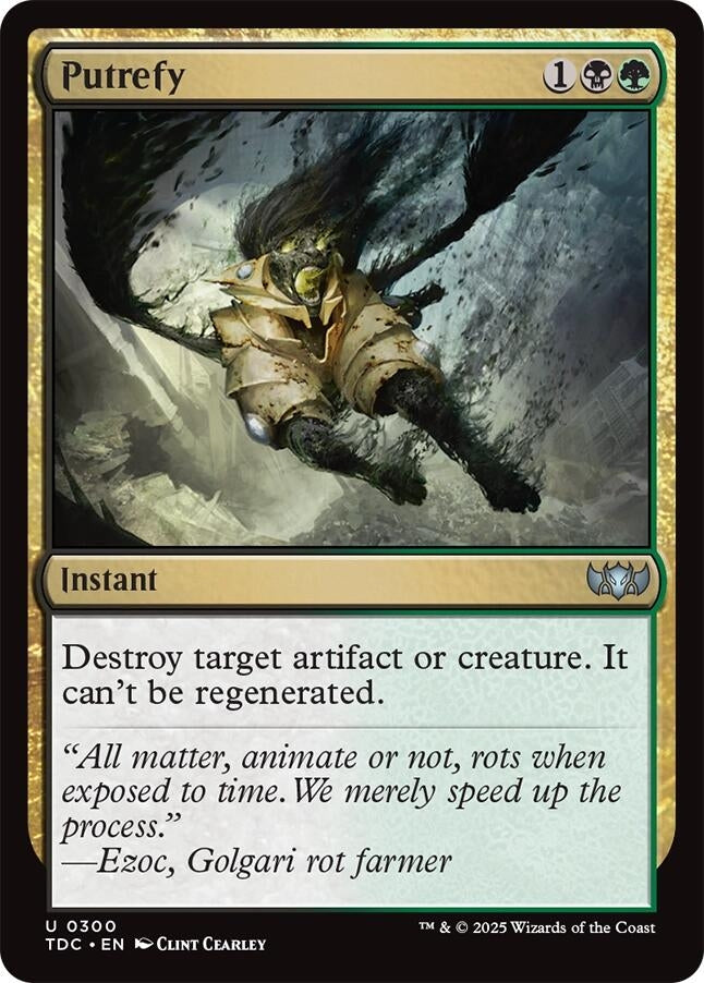 Image for Putrefy (300) [Tarkir: Dragonstorm] - Magic: The Gathering