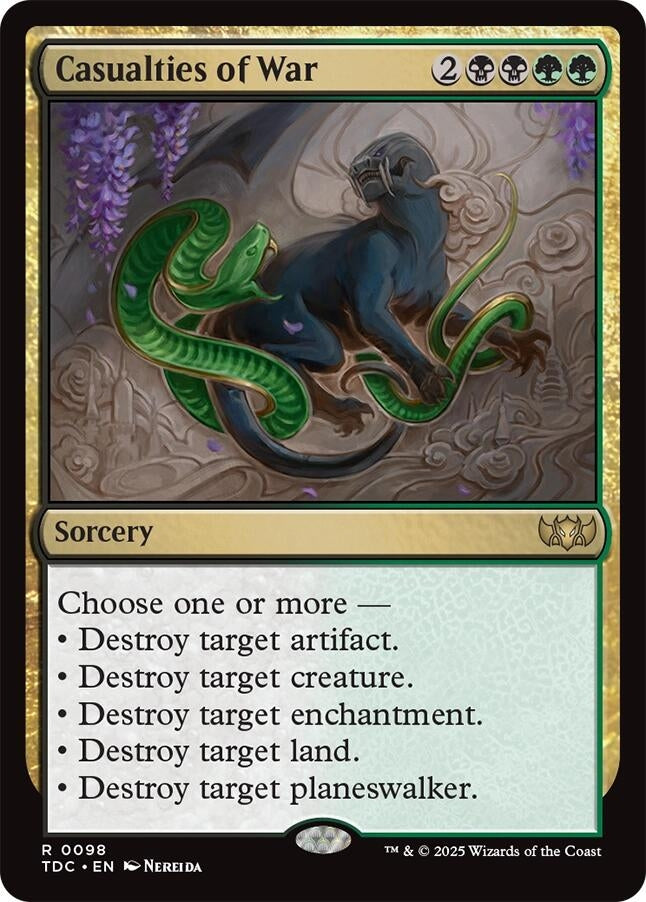 Image for Casualties of War (98) [Tarkir: Dragonstorm] - Magic: The Gathering