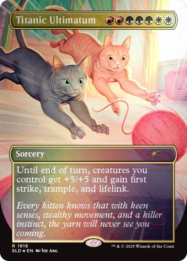 Image for Titanic Ultimatum (1918) (Rainbow Foil) (1918) [Secret Lair Drop Series] - Magic: The Gathering