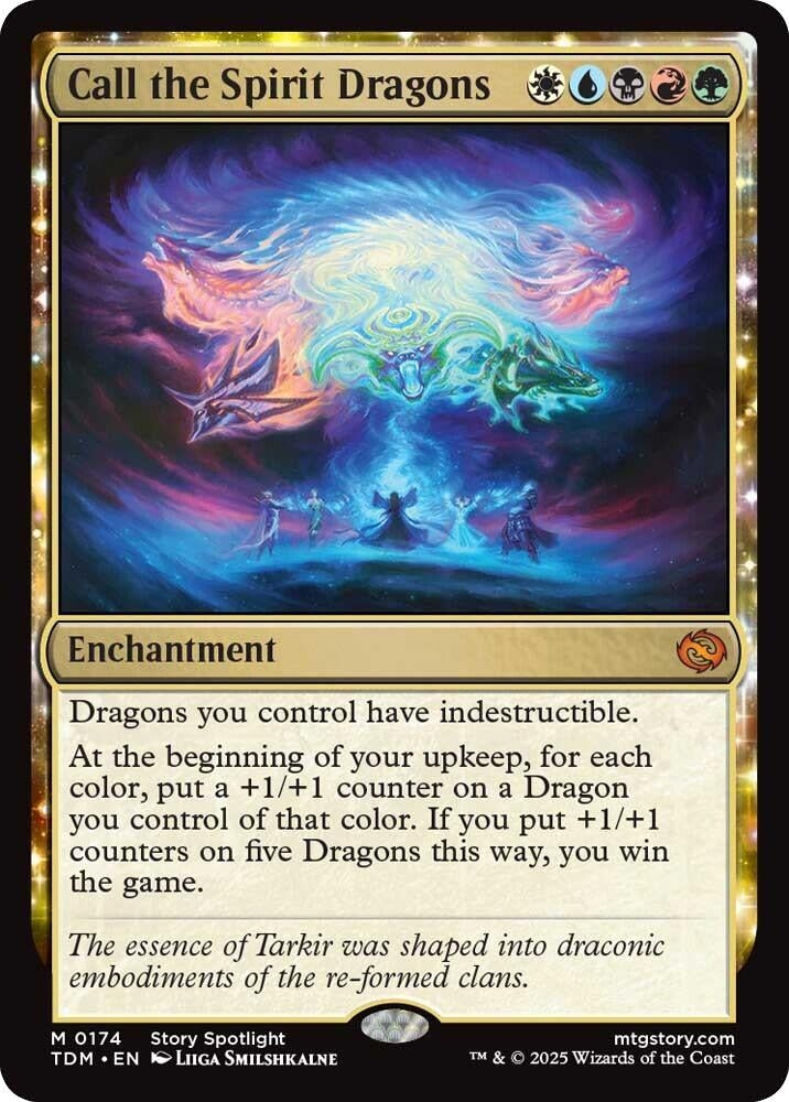 Image for Call the Spirit Dragons (174) [Tarkir: Dragonstorm] - Magic: The Gathering
