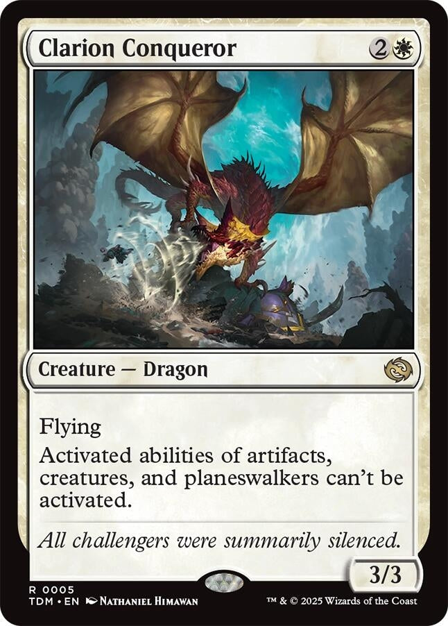 Image for Clarion Conqueror (5) [Tarkir: Dragonstorm] - Magic: The Gathering